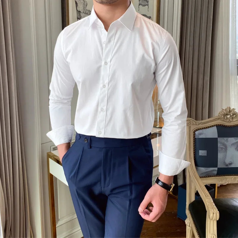 Camisa Social Masculina Branca