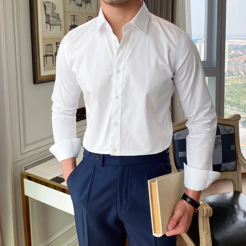 Camisa Social Masculina Branca