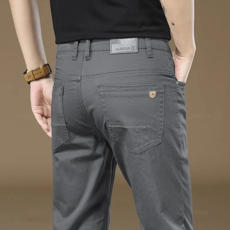 Calça Chino Masculina Rouffman FF55