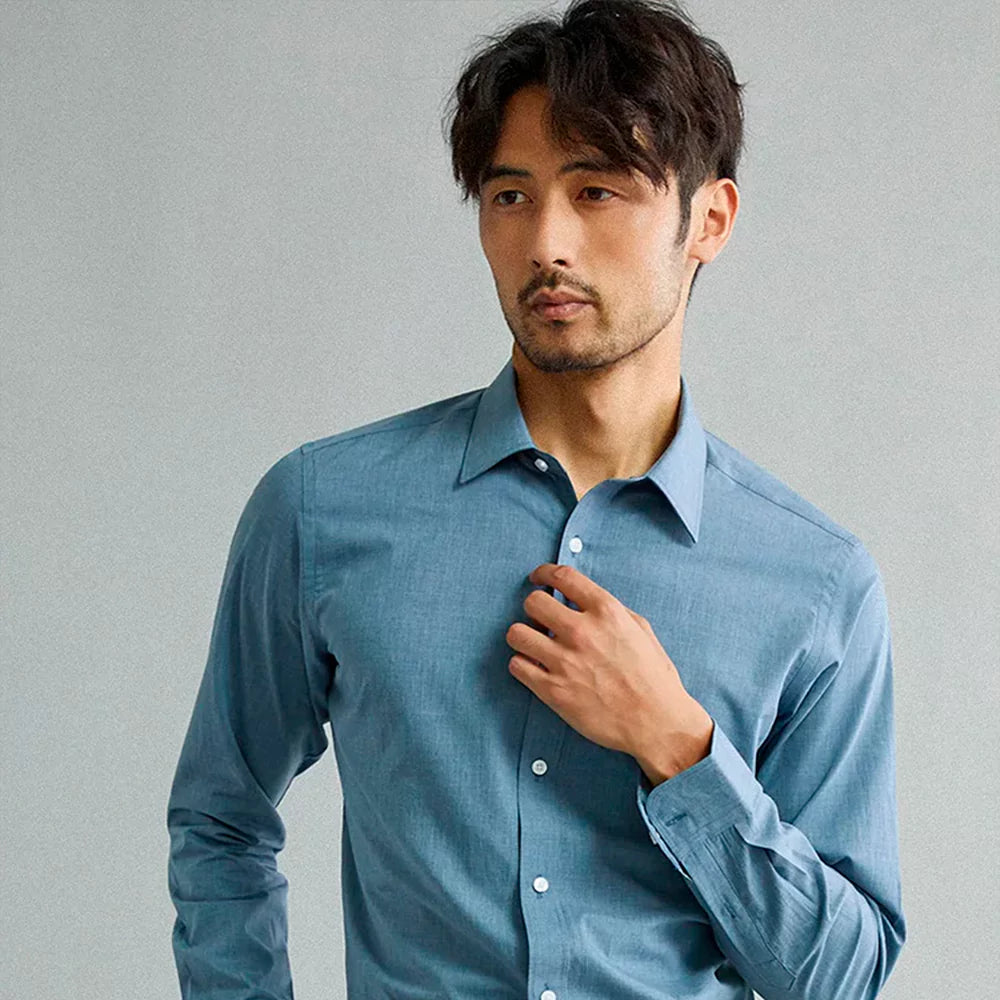 Camisa Social Masculina 100% algodão