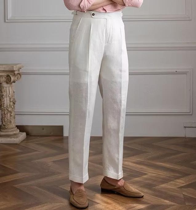 Calça Gurkha de 100% Linho