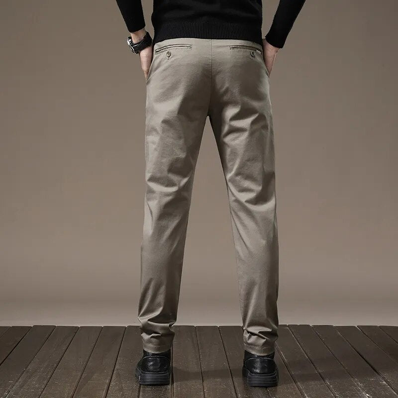 Calça Chino Masculina em Sarja Rouffman FF24 - Rouffman