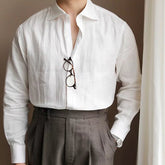 Camisa Social De Linho Masculina Rouffman FF40 - Rouffman
